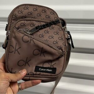 Calvin Klein Brown Crossbody Bag
